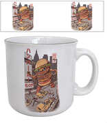 Ilustrata - Burger - 20 oz Camper Mug 