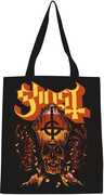 Rocksax - Ghost - Candy Corn - Eco-Friendly Tote Bag (Black) 
