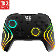 Switch 2 Accessory: Turtle Beach-Afterglow Wave Wireless Black for Nintendo Switch 2