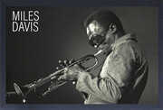 Miles Davis - B&W Live - 11x17 Framed Print With Gel-Coat