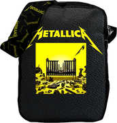 Rocksax - Metallica - M72 Logo - Crossbody Bag with Stash Pockets (Black) 