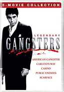Legendary Gangsters: 5-Movie Collection (American Gangster/ Carlito'sWay/ Casino/ Public Enemies/ Scarface) 