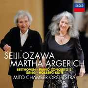 Beethoven: Piano Concerto 2 /  Grieg: Holberg Suite , Martha Argerich