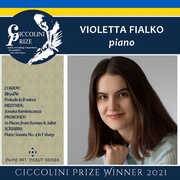 Ciccolini Prizewinner Recital , Violetta Fialko