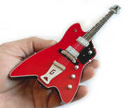 Axe Heaven Billy Gibbons Gretsch Jupiter Thunderbird Signature Billy Bo 1959 Red Mini Guitar Replica BG-322