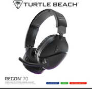 PC Accessory: Wired Headset - Turtle Beach Recon 70 - Black: Compatible with PC, Switch, PS5, XBOX X|S