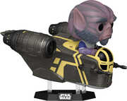 Funko POP! Rides Deluxe: Star Wars: The Mandalorian & Grogu - Zeb Orrelios in the Razor Crest