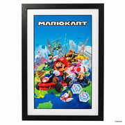 Mario Kart - Globe 11x17 Framed Faux Matted