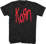 Korn - Korn Red Logo - T-shirt - Extra Large - Black 