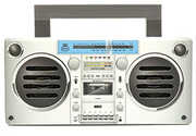 GPO Retro GPOBRONXSL Bronx Mini Bluetooth Speaker - Silver 