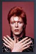 David Bowie - Hands - 11x17 Framed Print With Gel-Coat 