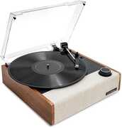 Victrola VTA-74-OAK Eastwood II Turntable - Dual Bluetooth - 3 Speed - Built-in Speaker (Oak) 