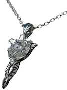 WETA Workshop - The Lord of the Rings Trilogy - Evenstar Pendant & Chain - Sterling Silver 