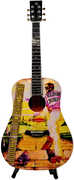 The Mini Axe - Elton John - Goodbye Yellow Brick Road Mini Guitar Replica Collectible