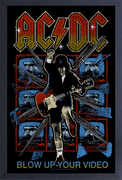 AC/ DC - Blow Up Your Video - Sketch - 11x17 Framed Print With Gel-Coat 