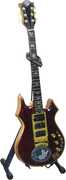 Jerry Garcia Tiger Tribute 10 Inch Miniature Guitar Officially Licensed