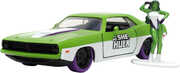 Jada Toys - 1:32 Marvel - Hollywood Rides - '73 Plymouth Barracuda with She-Hulk Figure 