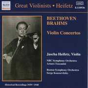 Plays Beethoven/ Brahms , Jascha Heifetz