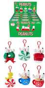 Peanuts - Super Duper Plush - Blind Box Wv4 - Holiday Keychains 12ct Flat 