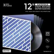Big Fudge BFGFS12x25US 12-inch Vinyl LP Record Gatefold Outer Sleeves 25 Pack Crystal Clear 