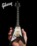Axe Heaven Jimi Hendrix Gibson 1969 Ebony Left-Handed Flying V Mini Guitar Replica Collectible GG-522
