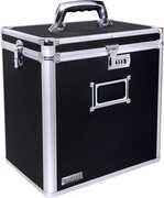 Vaultz - Locking Vinyl Storage Box (12") - Black VZ01045-WM-CAM 