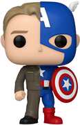 FUNKO POP! Marvel Comics: Split - Captain America /  Steve Rogers 
