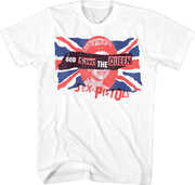 Sex Pistols - God Save The Queen T-Shirt - XL White 14942060A4 