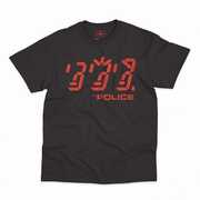 The Police - Ghost in the Machine Album - Heavy Cotton T-Shirt - 2XL Black