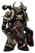 JOYTOY - Warhammer 40K - Chaos Space Marines - Black Legion: Chosen with Combi-melta & Chainsword 1/ 18 Action Figure