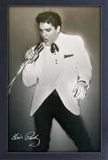 Elvis - Concert - 11x17 Framed Print With Gel-Coat 