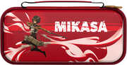 Switch 2 Accessory: HYPERKIN-Official Attack on Titan Limited Edition EVA Hard Shell Carrying Case for Nintendo Switch2 (Mikasa Red)- Drakong