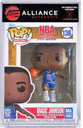 Funko POP! NBA: Legends -Magic Johnson (BlueAllStarUni1991) - Alliance Authentic Encapsulated