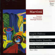 Sonatas/ Promenades/ Madrigal Stanzas , B. Martinu