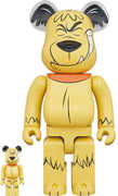 Medicom - Wacky Races Muttley 100% & 400% Bearbrick 2Pk