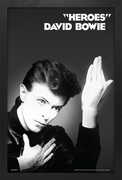 David Bowie - Heroes - 11x17 Framed Print With Gel-Coat 