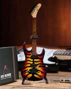 Sunburst Tiger 10 Inch Miniature Guitar Replica Collectible