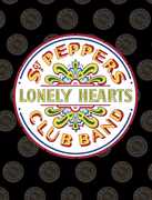 Rocksax - The Beatles - Sgt Peppers Logo - Sherpa Fleece Throw (50 in x 60 in) 