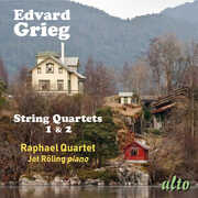Edvard Grieg: String Quartets Nos. 1 & 2 , Jet Roling