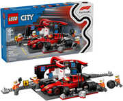 LEGO® City Formula 1 F1® Pit Stop & Pit Crew with Ferrari Car 60443 