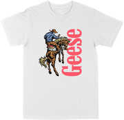 Geese - 3D Cowboy - T-Shirt - Medium (White)