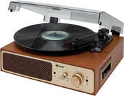 Jensen JTA-245 Dual Bluetooth Turntable (33/ 45/ 78 RPM) Cassette Player/ Speakers 