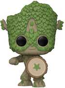 FUNKO POP! Marvel: We Are Groot - Captain America