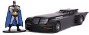 Jada Toys - 1:32 Batman: The Animated series - Nano Hollywood Rides - Batmobile with Batman Figure 