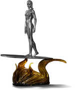 Iron Studios - Fantastic Four: First Steps - Art Scale 1/ 10 - Silver Surfer Statue 