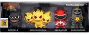 Godzilla & Power Ranger 3D Foam Bag 4 piece Set