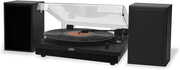 Jensen JTA-315 Dual Bluetooth Turntable (33/ 45/ 78 RPM) - 20 Watts (Black) 
