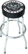 Rocksax - Motorhead - Rock + Roll Logo - Bar Stool With Swivel Seat (Black/ Chrome)