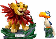 Beast Kingdom - The Lion King - Master Craft - Little Simba & Zazu 
