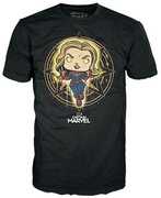 FUNKO POP & TEE: Marvel - Captain Marvel XS